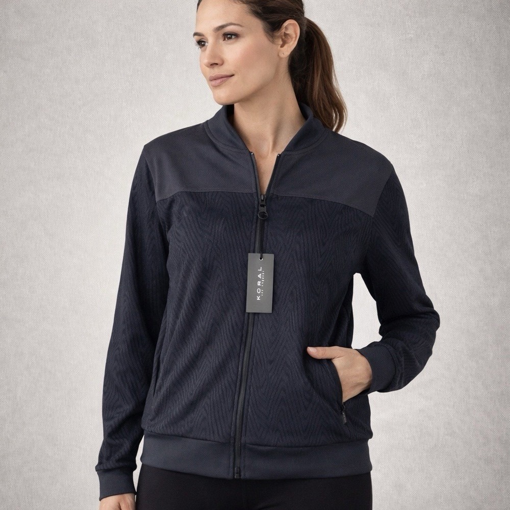 Koral Los Angeles Women's Full Zip Performance Jacket Made‎ USA Size Large